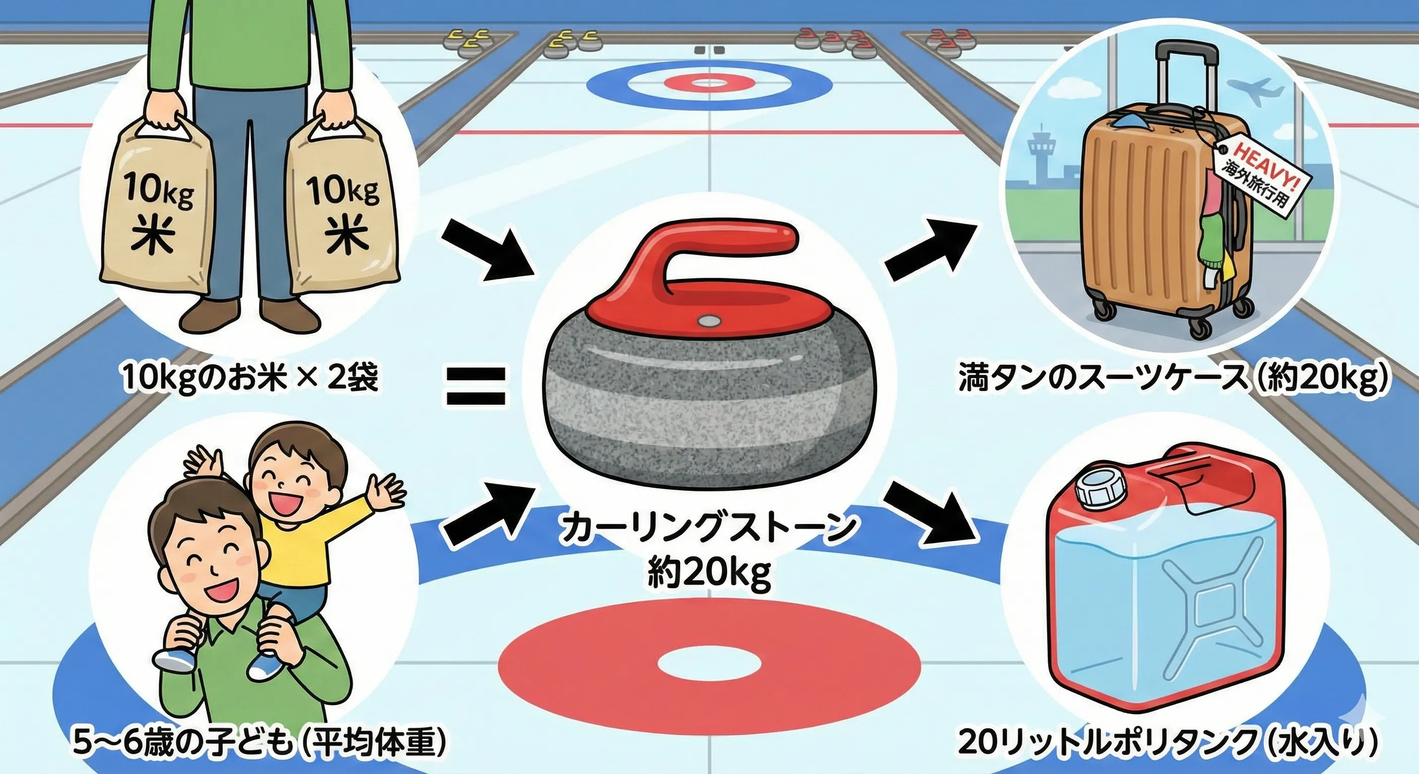 カーリングストーンの基本構造