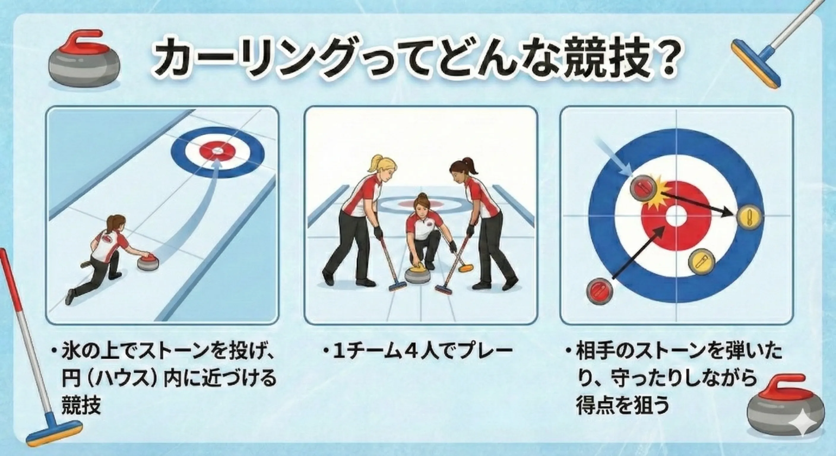 カーリングはどんな競技?